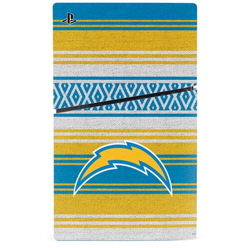 NFL Los Angeles Chargers Trailblazer PS5 Slim Disk Console Skin