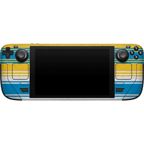 NFL Los Angeles Chargers Trailblazer Steam Deck Handheld Gaming Computer Skin