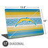 NFL Los Angeles Chargers Trailblazer Universal Laptop 17in (13.8 x 10in) Skin