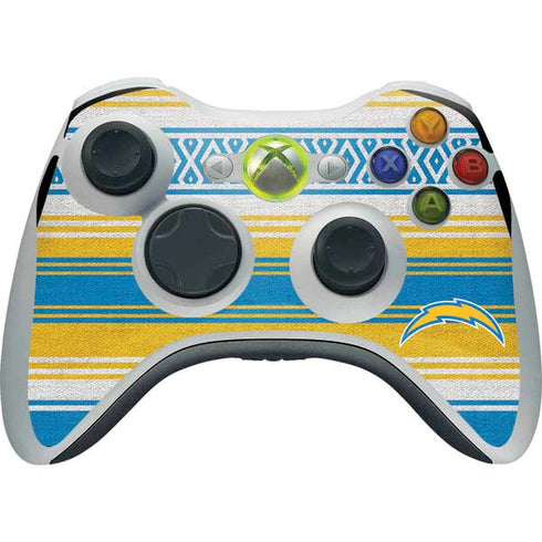 NFL Los Angeles Chargers Trailblazer Xbox 360 Wireless Controller Skin
