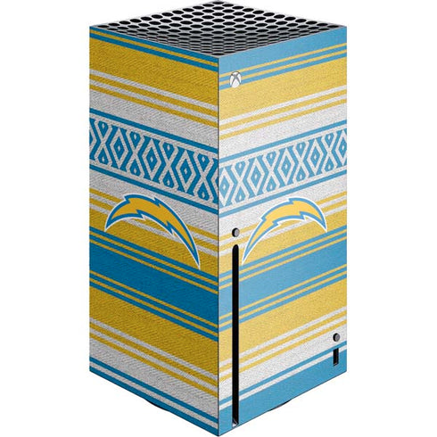 NFL Los Angeles Chargers Trailblazer Xbox Series X Console Skin