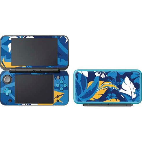 NFL Los Angeles Chargers Tropical Print Nintendo 2DS XL (2017) Skin