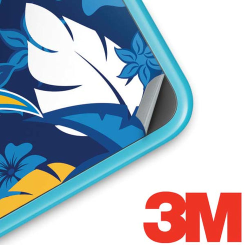 NFL Los Angeles Chargers Tropical Print Nintendo 2DS XL (2017) Skin