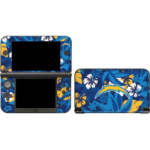 NFL Los Angeles Chargers Tropical Print 3DS XL 2015 Skin