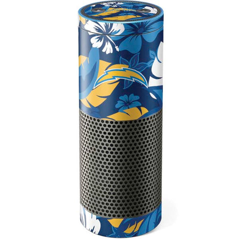 NFL Los Angeles Chargers Tropical Print Amazon Echo Skin