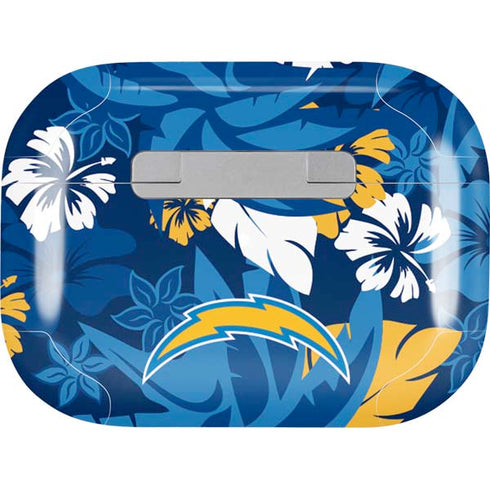 NFL Los Angeles Chargers Tropical Print Apple AirPods Pro Skin