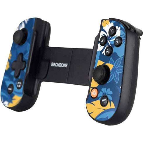 NFL Los Angeles Chargers Tropical Print Backbone One for iPhone Game Controller Skin