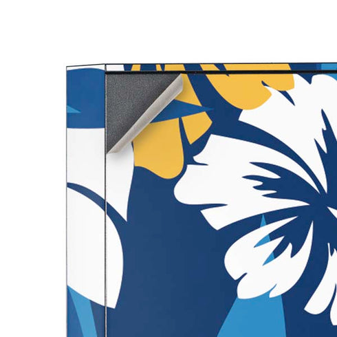 NFL Los Angeles Chargers Tropical Print Corsair 4000D Tempered Glass Mid-Tower ATX Case Skin