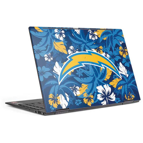 NFL Los Angeles Chargers Tropical Print HP Envy Skin