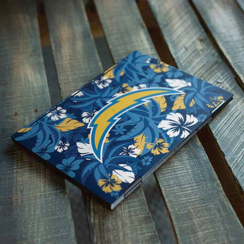 NFL Los Angeles Chargers Tropical Print HP Envy Skin