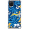 NFL Los Angeles Chargers Tropical Print Galaxy A12 Clear Case