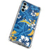 NFL Los Angeles Chargers Tropical Print Galaxy A13 5G Clear Case