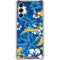 NFL Los Angeles Chargers Tropical Print Galaxy A14 5G Clear Case