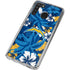 NFL Los Angeles Chargers Tropical Print Galaxy A21 Clear Case