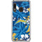 NFL Los Angeles Chargers Tropical Print Galaxy A30 Clear Case