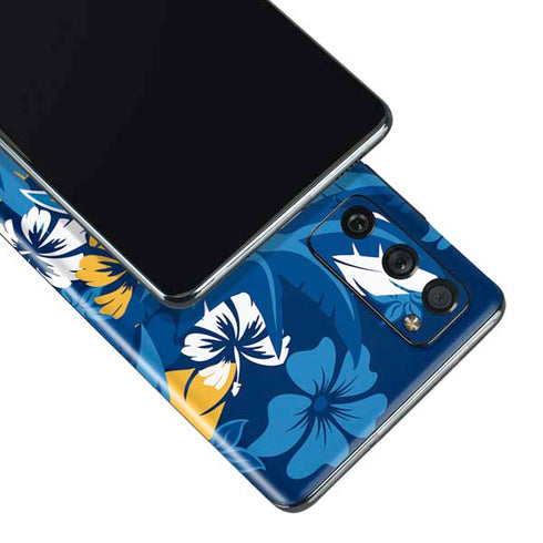 NFL Los Angeles Chargers Tropical Print Galaxy S20 Fan Edition Skin