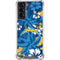 NFL Los Angeles Chargers Tropical Print Galaxy S21 5G Clear Case