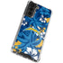 NFL Los Angeles Chargers Tropical Print Galaxy S22 Plus Clear Case