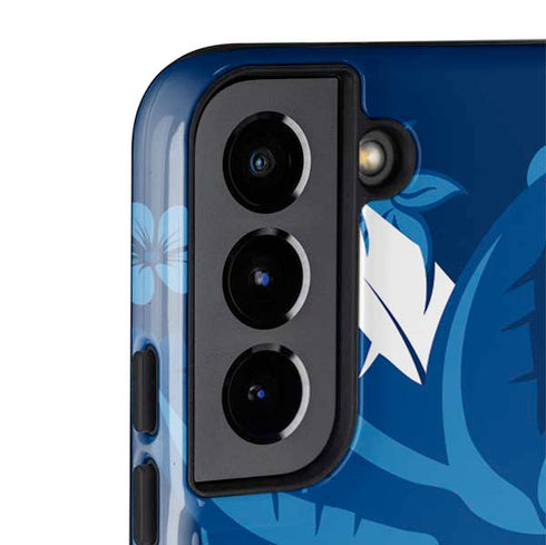 NFL Los Angeles Chargers Tropical Print Galaxy S22 Pro Case