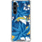 NFL Los Angeles Chargers Tropical Print Galaxy S23 FE Clear Case