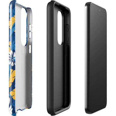 NFL Los Angeles Chargers Tropical Print Galaxy S23 Plus Pro Case