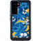 NFL Los Angeles Chargers Tropical Print Galaxy S23 Plus Waterproof Case