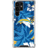 NFL Los Angeles Chargers Tropical Print Galaxy S24 Ultra Clear Case