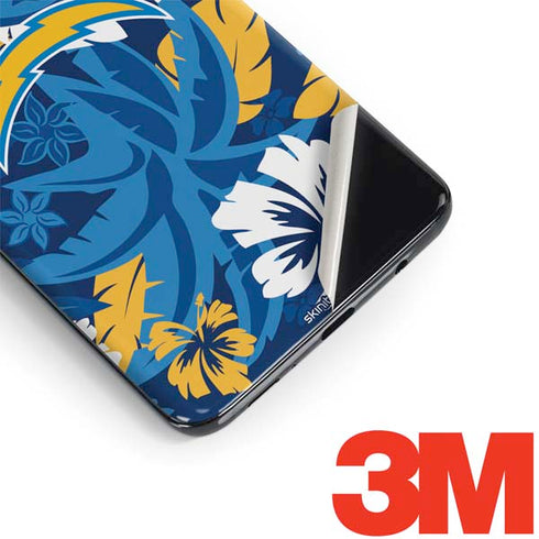 NFL Los Angeles Chargers Tropical Print Galaxy S9 Plus Skin
