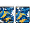 NFL Los Angeles Chargers Tropical Print Galaxy Z Flip Skin