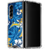 NFL Los Angeles Chargers Tropical Print Galaxy Z Fold4 5G Clear Case