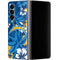 NFL Los Angeles Chargers Tropical Print Galaxy Z Fold4 5G Skin