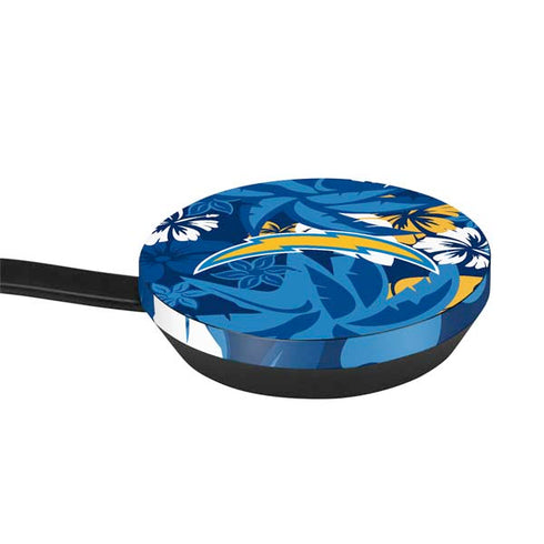 NFL Los Angeles Chargers Tropical Print Google Stadia Controller Skin
