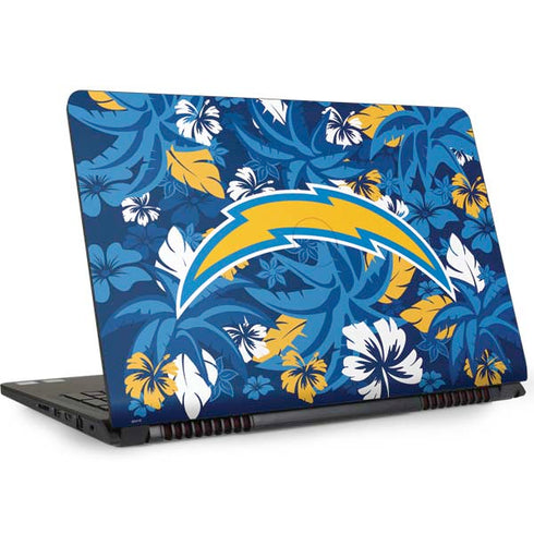 NFL Los Angeles Chargers Tropical Print Dell Inspiron Skin