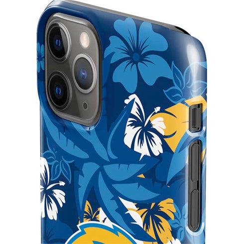 NFL Los Angeles Chargers Tropical Print iPhone 11 Pro Lite Case