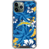 NFL Los Angeles Chargers Tropical Print iPhone 11 Pro Max Clear Case