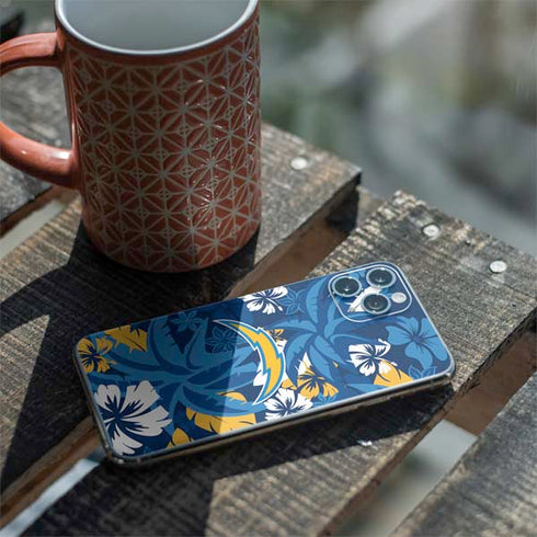 NFL Los Angeles Chargers Tropical Print iPhone 11 Pro Skin