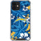 NFL Los Angeles Chargers Tropical Print iPhone 12 Clear Case