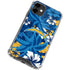 NFL Los Angeles Chargers Tropical Print iPhone 12 Mini Clear Case