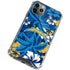 NFL Los Angeles Chargers Tropical Print iPhone 12 Pro Max Clear Case