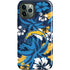NFL Los Angeles Chargers Tropical Print iPhone 12 Pro Max Impact Case