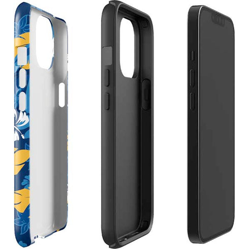 NFL Los Angeles Chargers Tropical Print iPhone 13 Impact Case