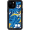 NFL Los Angeles Chargers Tropical Print iPhone 13 Mini Waterproof Case