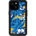 NFL Los Angeles Chargers Tropical Print iPhone 13 Mini Waterproof Case