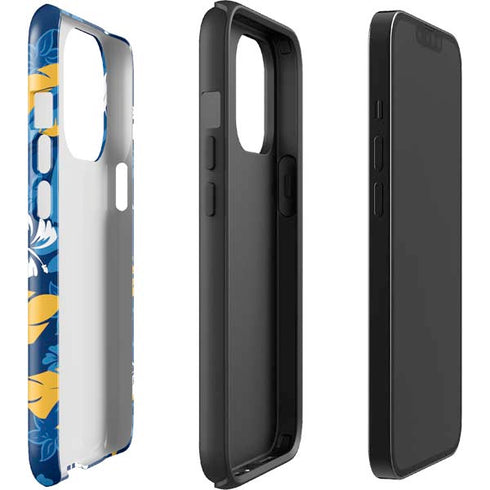 NFL Los Angeles Chargers Tropical Print iPhone 13 Pro Impact Case