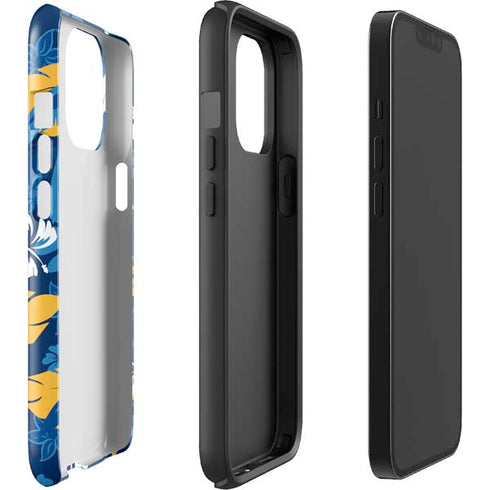 NFL Los Angeles Chargers Tropical Print iPhone 13 Pro Max Impact Case