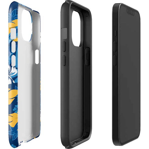 NFL Los Angeles Chargers Tropical Print iPhone 15 Plus Impact Case