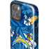 NFL Los Angeles Chargers Tropical Print iPhone 14 Impact Case