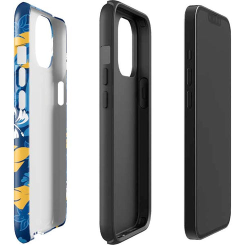 NFL Los Angeles Chargers Tropical Print iPhone 14 Impact Case