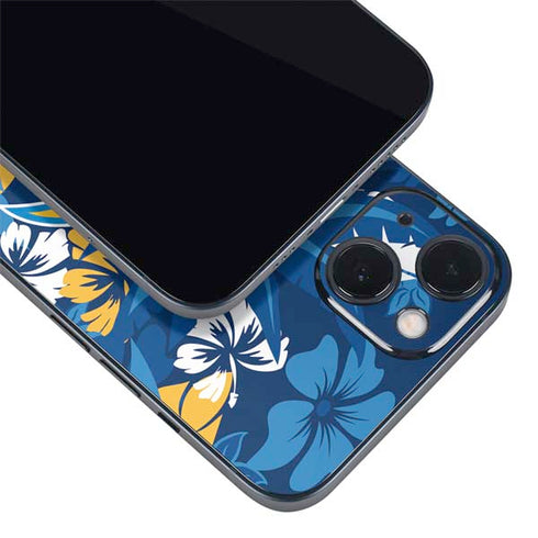NFL Los Angeles Chargers Tropical Print iPhone 15 Plus Skin