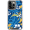 NFL Los Angeles Chargers Tropical Print iPhone 14 Pro Clear Case